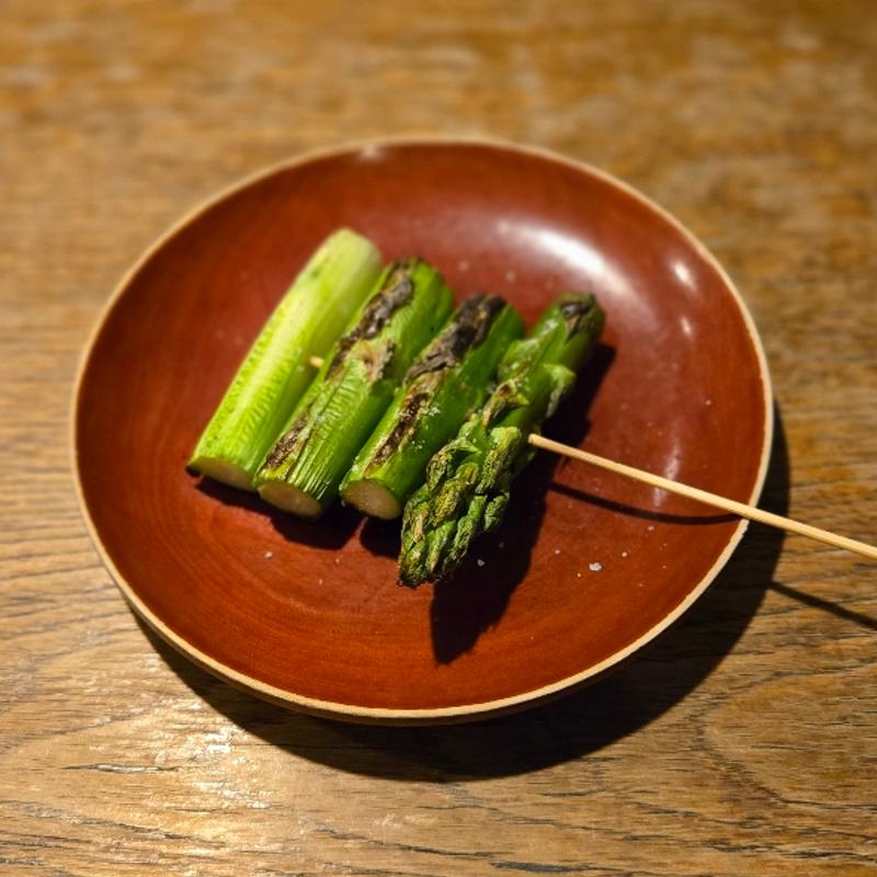佐賀 太アスパラ串焼(炭焼巧房 源)