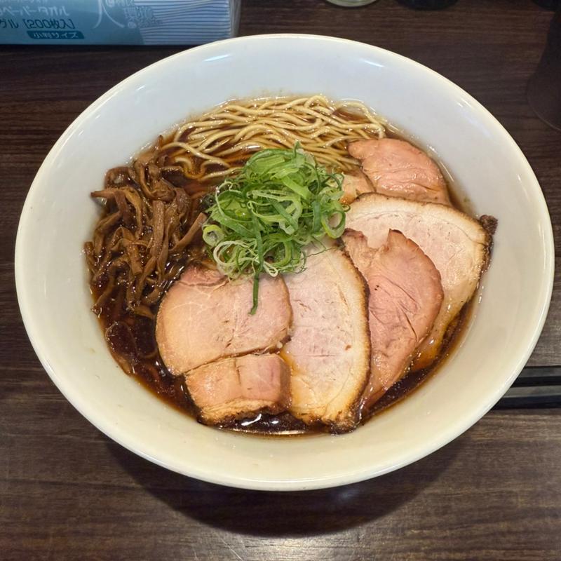 醤油チャーシュー麺(かしわぎ)