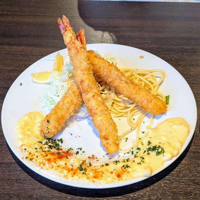 エビフライ(洋食 ツバキ亭)