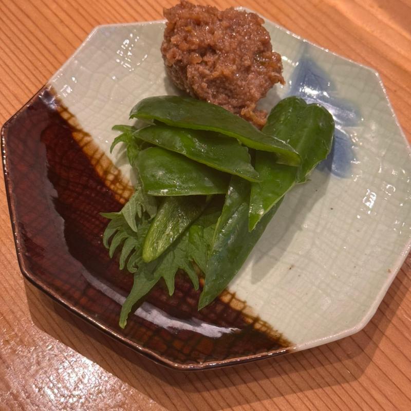  肉みそピーマン(おでん酒場 湯あみ)