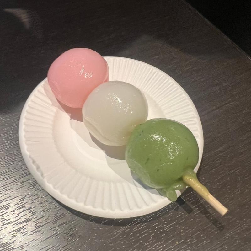 三色団子(京都 梅小路 花伝抄)