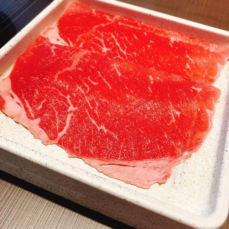 熟成牛肉（しゃぶしゃぶセット）(ゆず庵 広島長束店 )