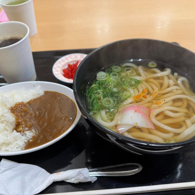 朝カレーセット(豊浜サービスエリア下り線　スナックコーナー・フードコート )