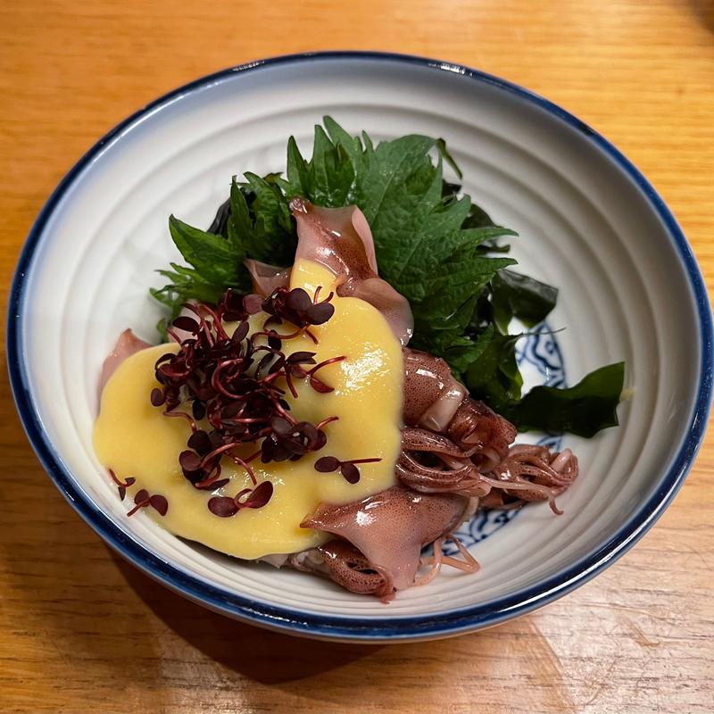 富山産ホタルイカの酢味噌(上むら)