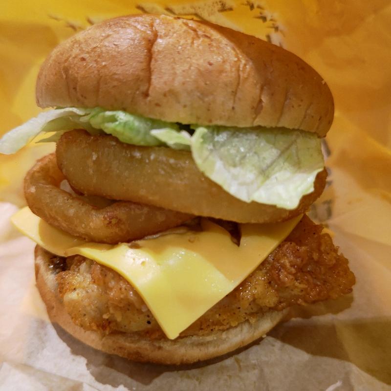 オニオンフィレバーガー(ケンタッキーフライドチキンウイング上大岡店)