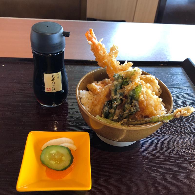 小天丼（小天丼と桜エビそばセット）(一幸 船橋店)