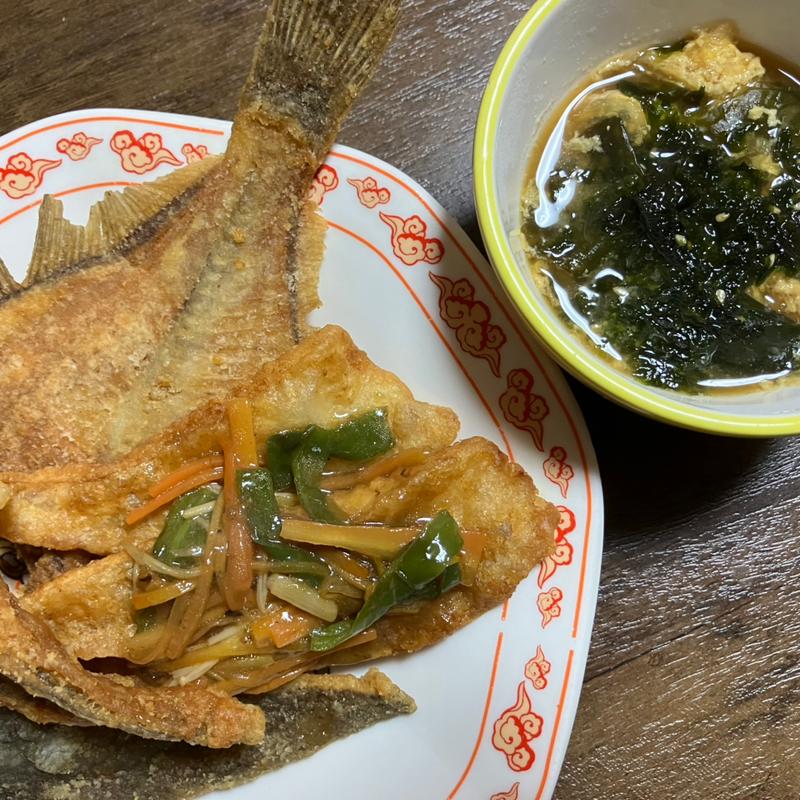 かれい唐揚げ(おとと)