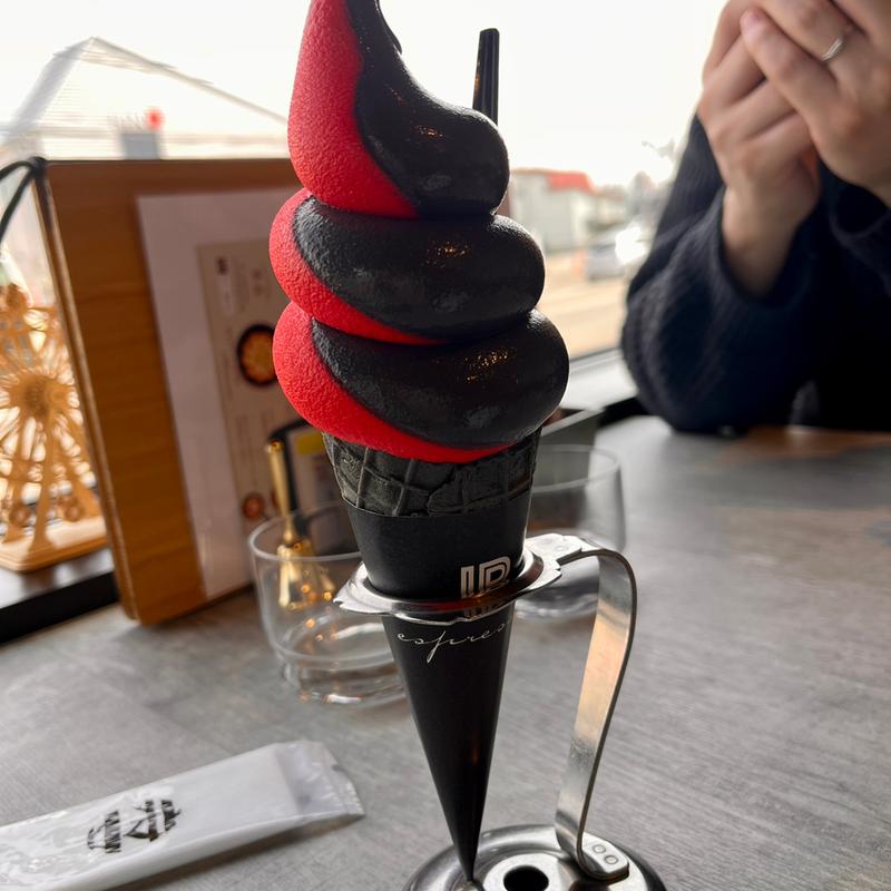 ソフトクリーム（ミックス）(木野の森珈琲店)