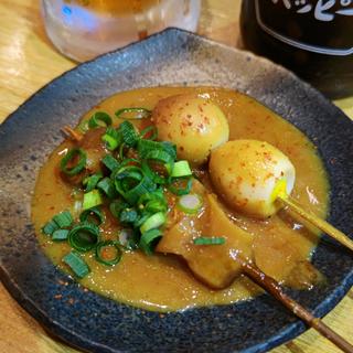 どて焼きセット(串かつ でんがな 上大岡camio店)