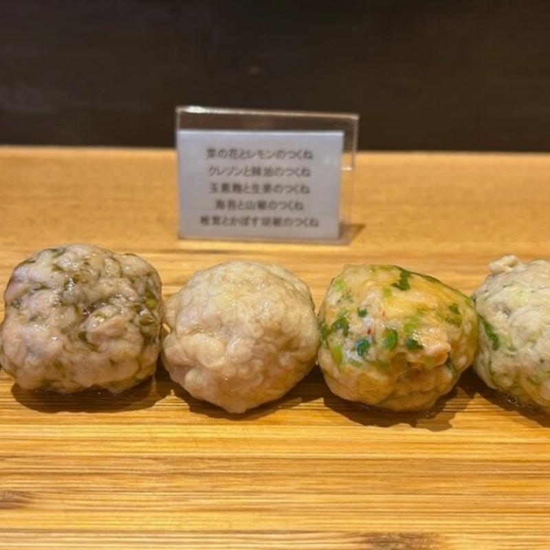 つくね五種盛り合わせ(捏製作所)