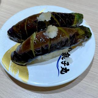 揚げなすにぎり(すし銚子丸 亀戸店)