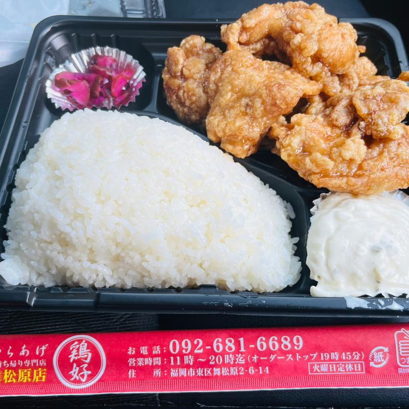 唐揚げ南蛮弁当大盛(からあげ鶏好 舞松原店)