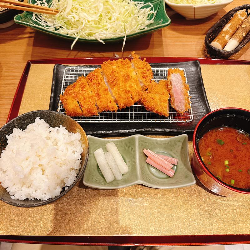 ロースカツとヒレカツの御膳(とんかつ新宿さぼてん ららぽーと堺店)