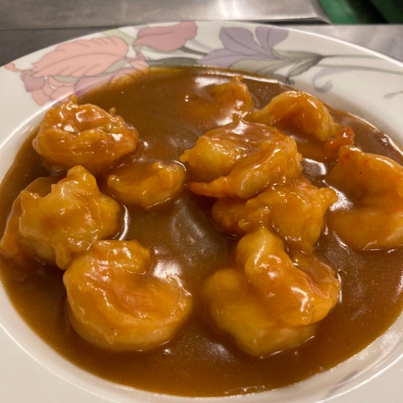 海老チリ(仁修樓)