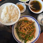 豚肉とピーマン炒め定食