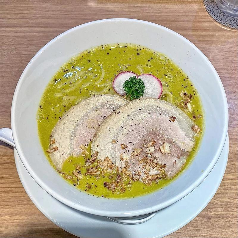 グリーンスムージー鶏Soba 単品 並盛り(鶏Soba Toraや)