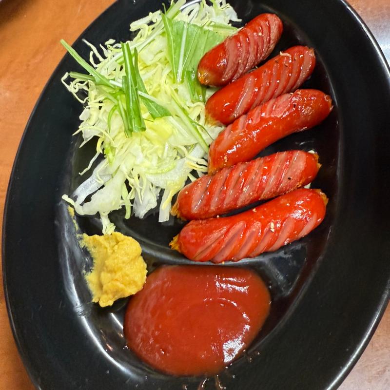 赤ウインナー炒め(あかさたな)