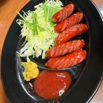 赤ウインナー炒め(あかさたな)