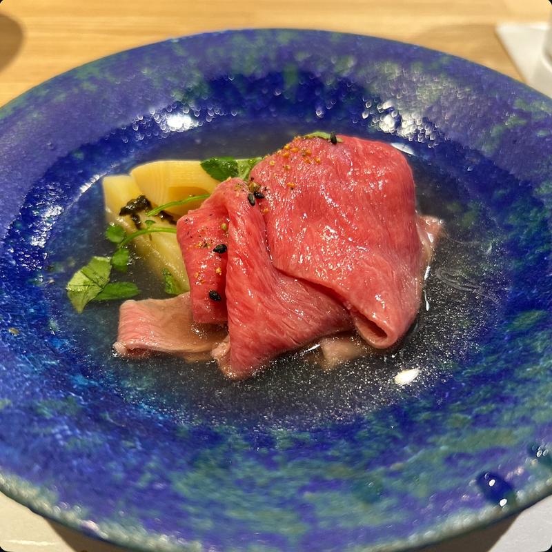 おでん、和牛と筍(おでん割烹 菜を、)