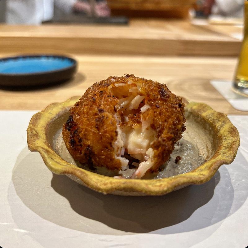 かにクリームコロッケ(おでん割烹 菜を、)