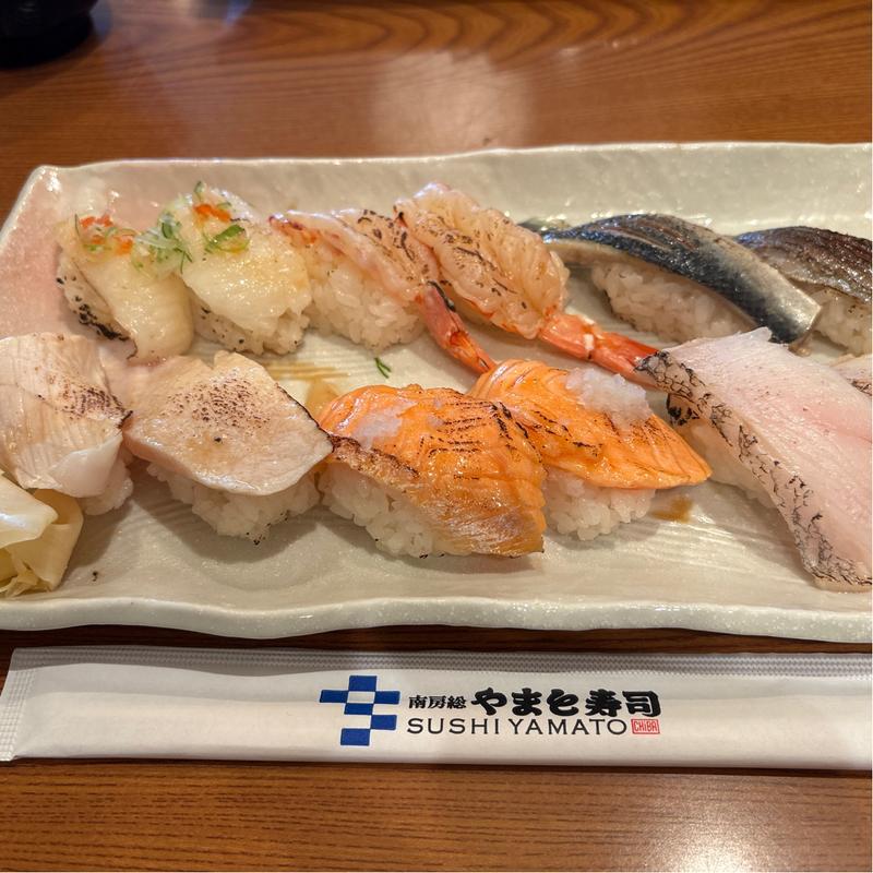 炙りづくし(寿司 やまと 海浜幕張店)