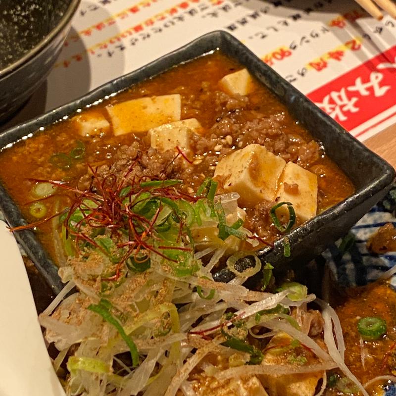 かっちゃんの麻婆豆腐(餃子のかっちゃん中洲店)