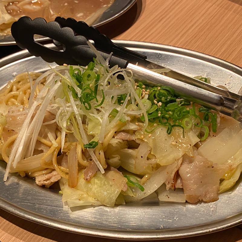 #焼きラーメン(餃子のかっちゃん中洲店)