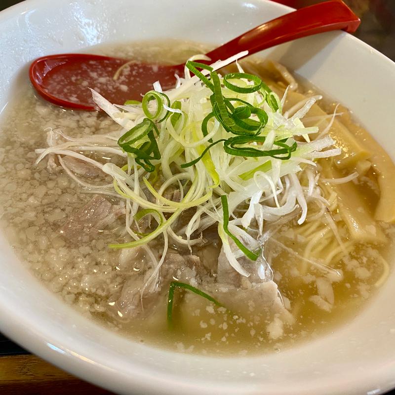 塩豚ラーメン(らーめん嵐家 & お好み焼 横綱 赤磐店)