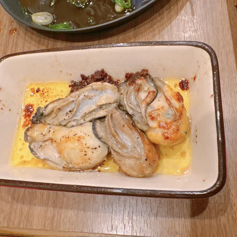 牡蠣バター(魚屋に毛のはえた様なお店、京都つりや)