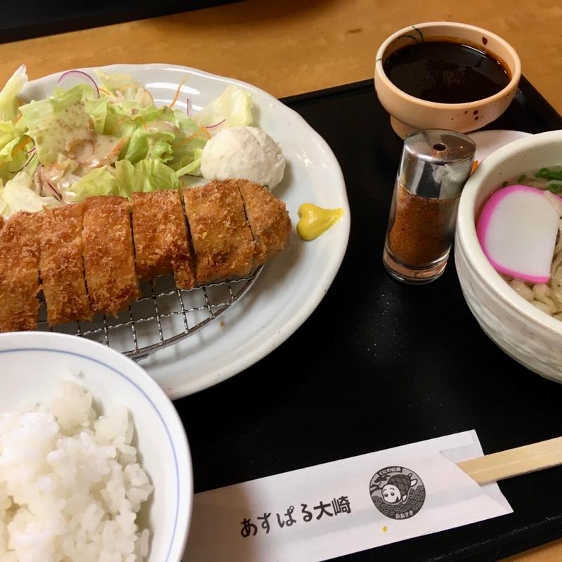 熟成とんかつ定食(セントロランド 道の駅 あすぱる大崎)