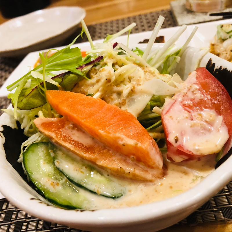 ルイベサラダ(北海道おばんざい いそ田)