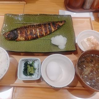 鯖の塩焼き定食(神田屋・魁 蒲田西口店+炭火焼き魚 湊や磯吉食堂)