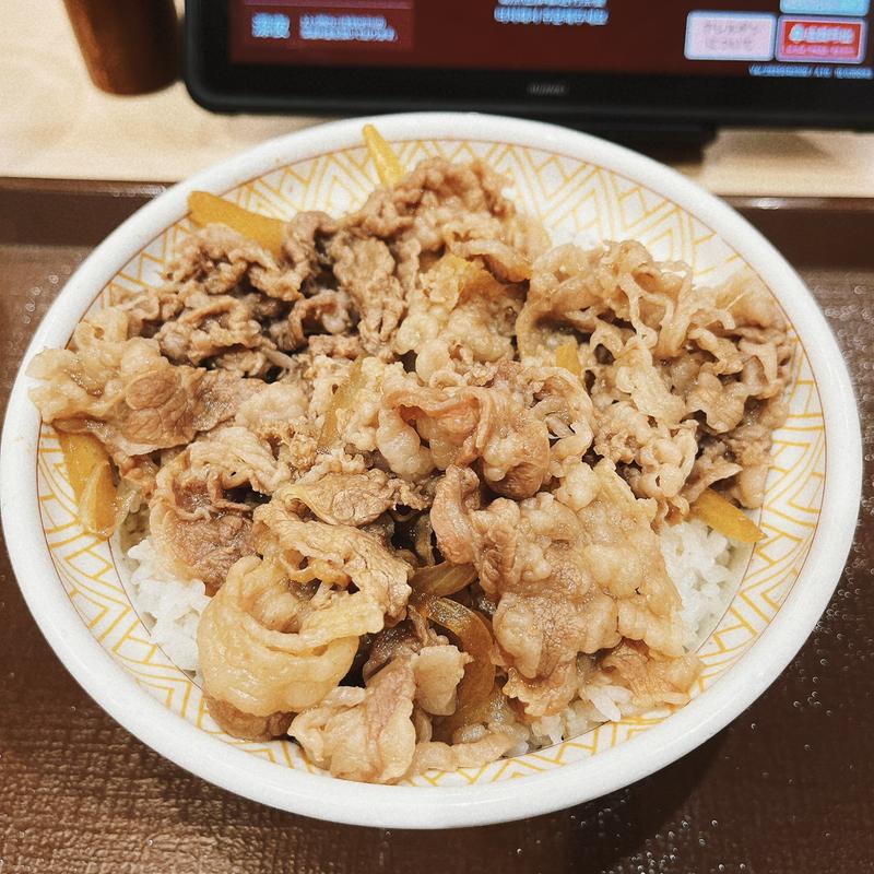 牛丼 大盛(すき家 四条店 )
