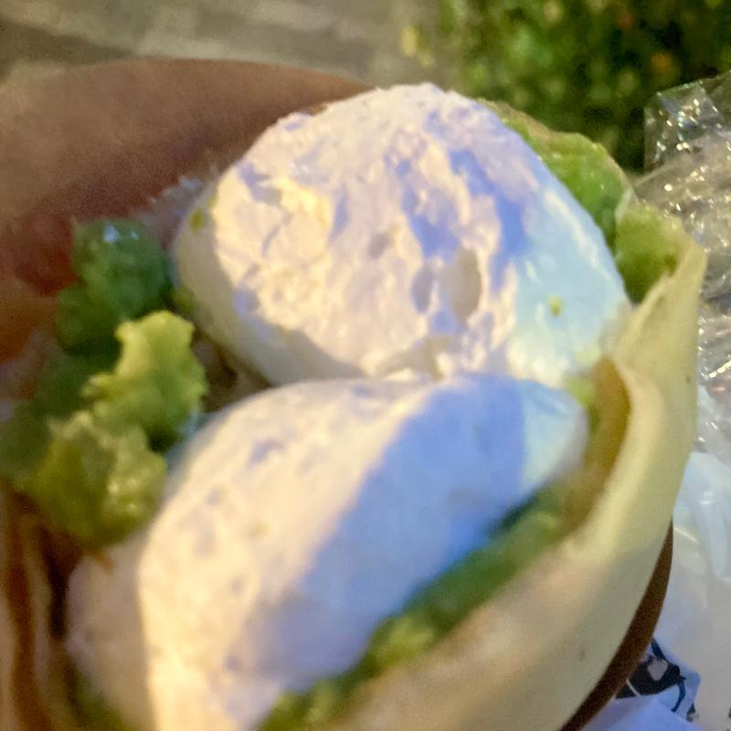 ずんだ生クリームクレープ(クレープとお菓子えんどう)