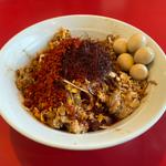 激辛混ぜそば味玉辛味増し(ボディブロー)
