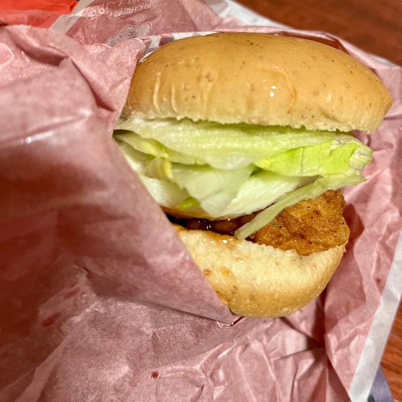 ハニーBBQソースのエッグフィレバーガー(ケンタッキーフライドチキン 山鹿店 )