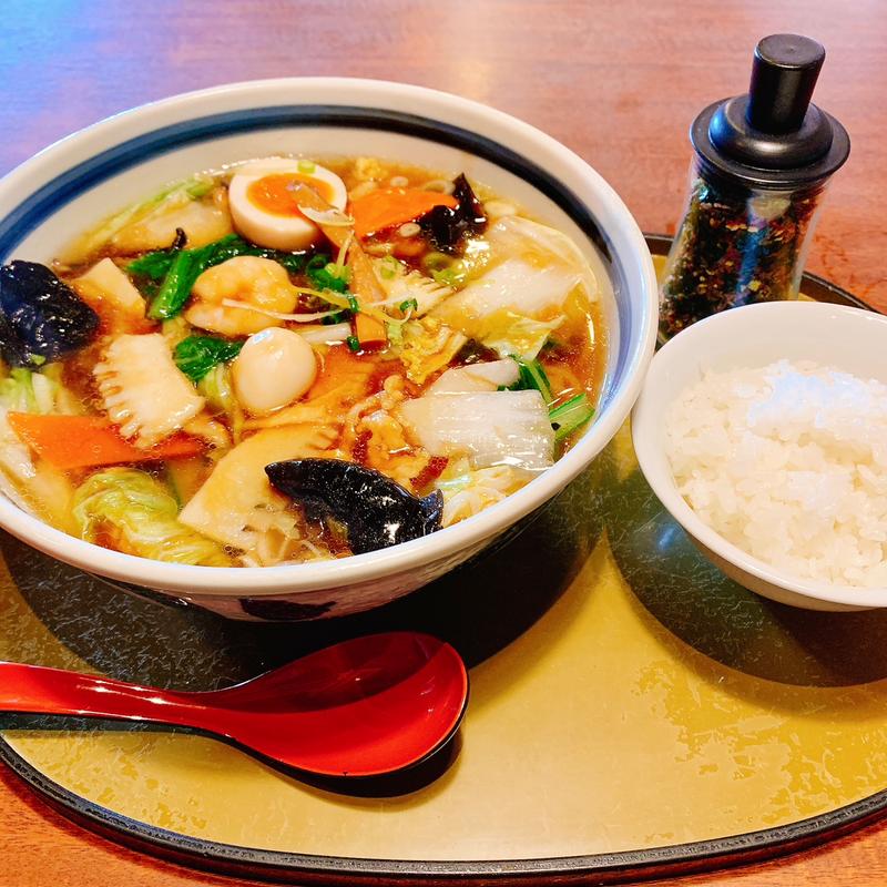 五目うま煮めん(三宝亭 山田店 （さんぽうてい）)