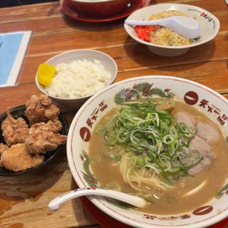唐揚げ定食(天下一品 上本町店)