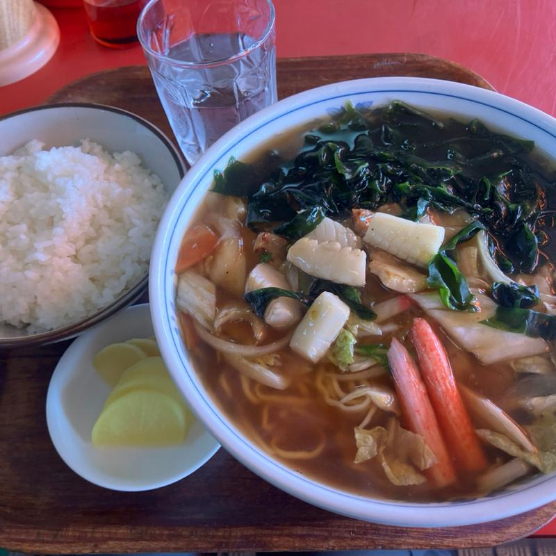 山海めん半ライス(廬山)