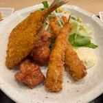 ミックスフライ定食