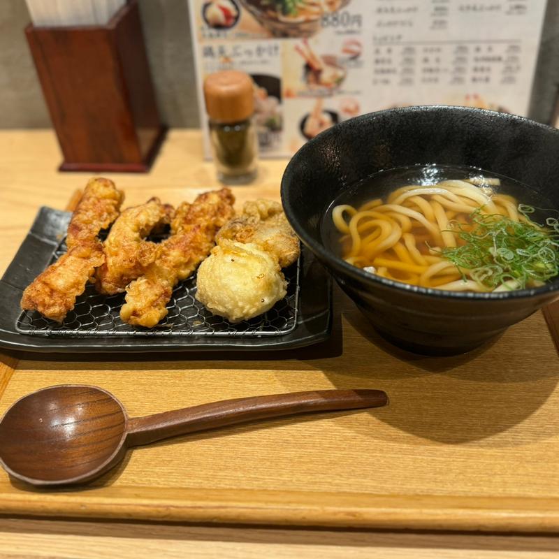 鷄天うどん(本町製麺所 天)