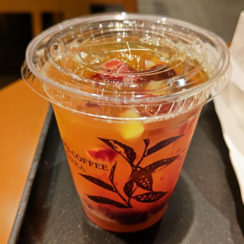 SAKURA香る ピーチベリーティー(タリーズコーヒー &TEA 横浜元町店)