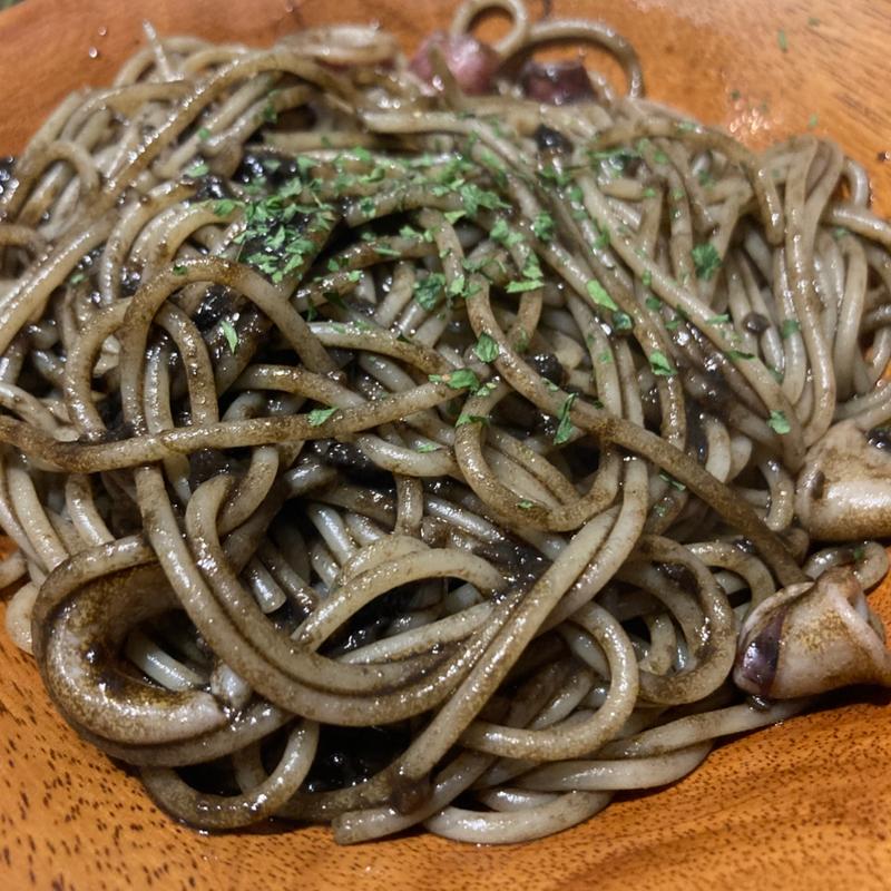 イカ墨パスタ(サイゼリヤ スーク海浜幕張店)