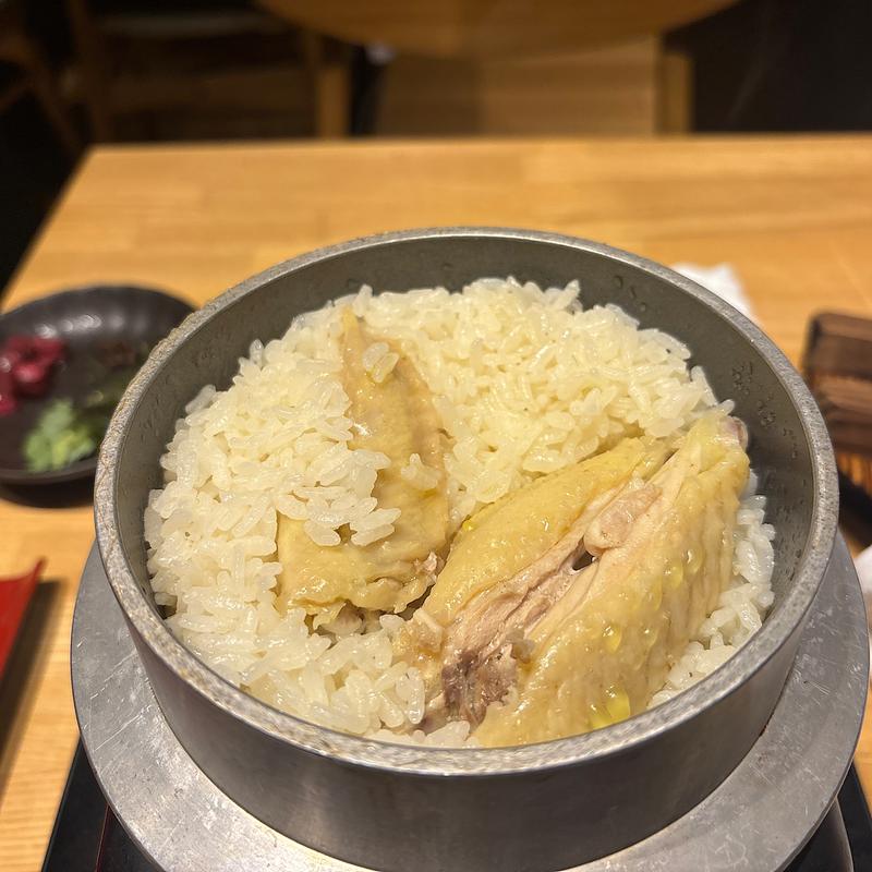  鶏の釜飯(野乃鳥なんば堂)