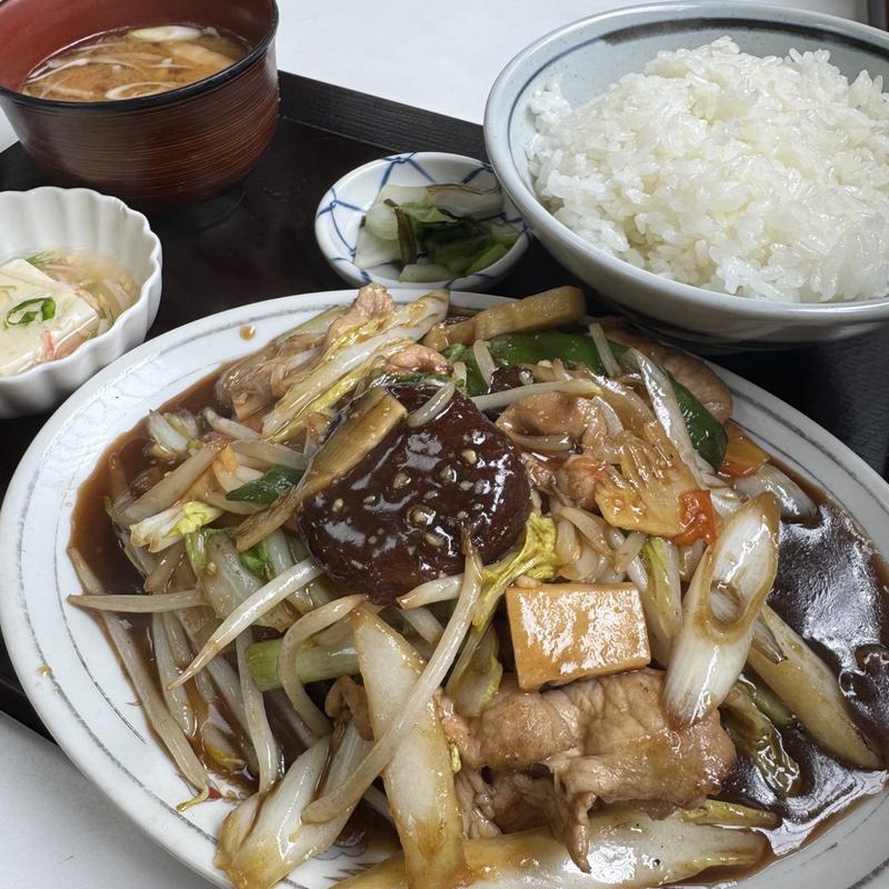 肉野菜定食(三喜食堂(みきしょくどう))