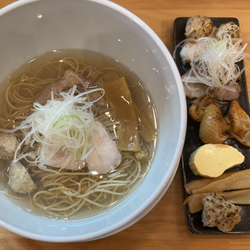 尊塩＋特製トッピング(宍道湖しじみ中華蕎麦 尊 mikoto)