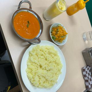 ランチカレーセット+ラッシー