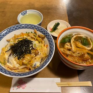 木葉丼とミニ蕎麦(きよし)