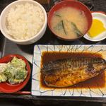 鯖の味噌煮定食(もみじ)