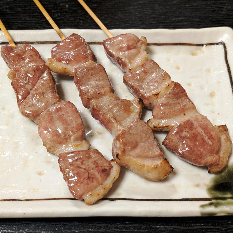 カモ串焼き3本(食味亭山力 )